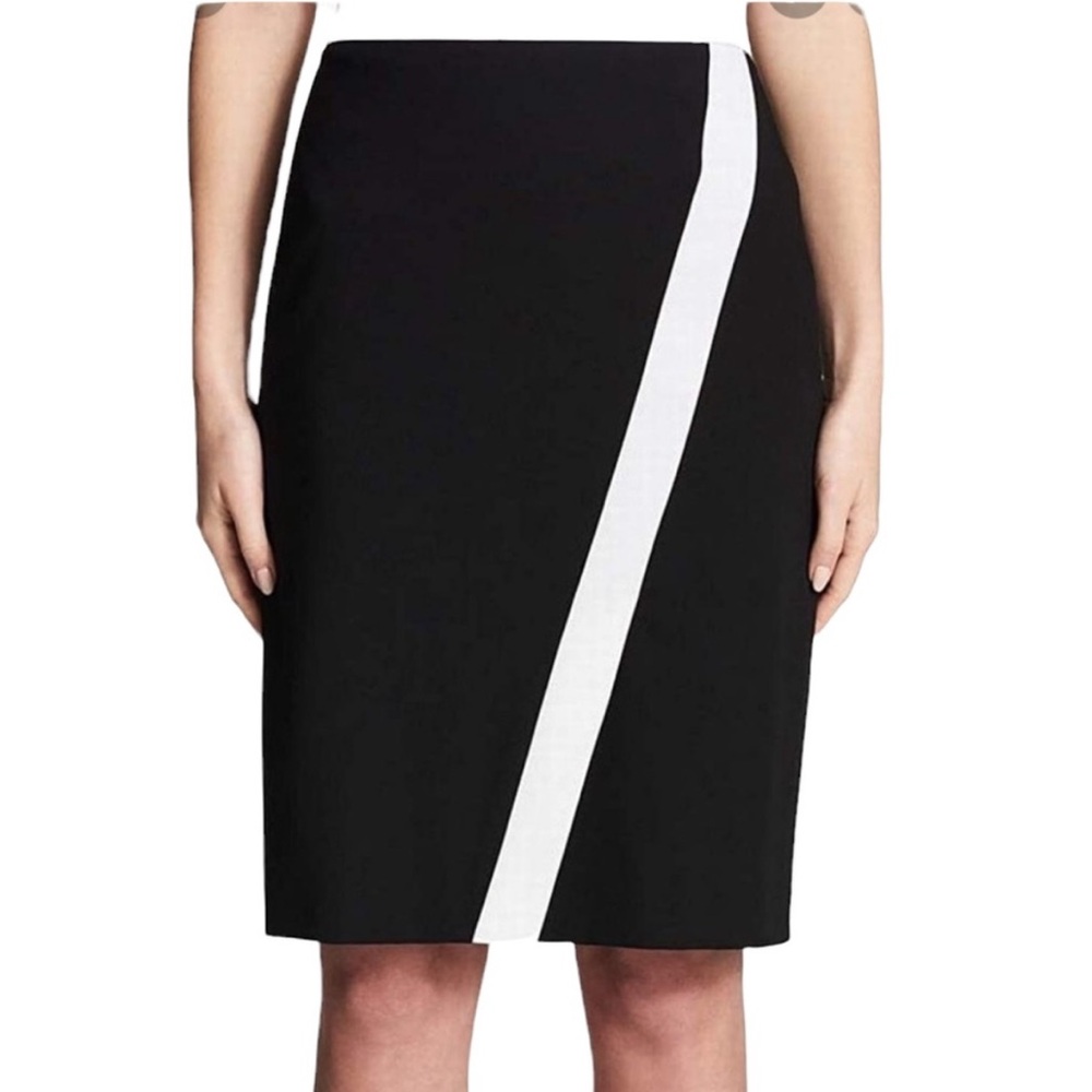 NWT❣️Calvin Klein Black/White Pencil Skirt Sz. 4
